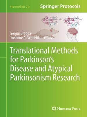 cover image of Translational Methods for Parkinson's Disease and Atypical Parkinsonism Research
